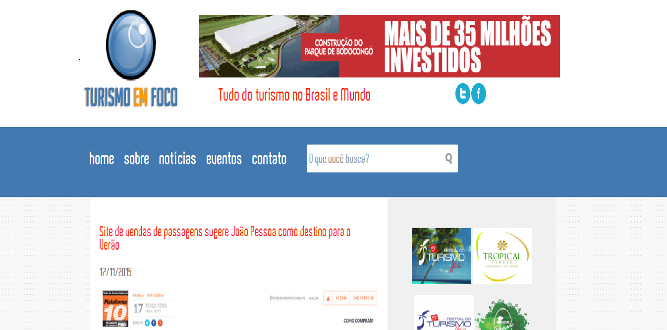 Turismo em Foco publicacao