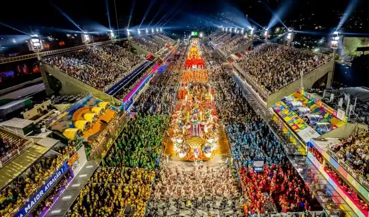 Desfile de carnaval no RIO
